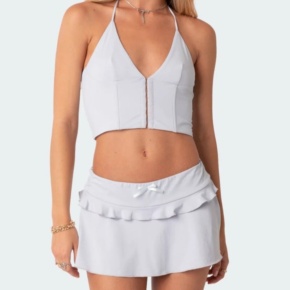 Pamela Halter Corset & Skirt Set XS